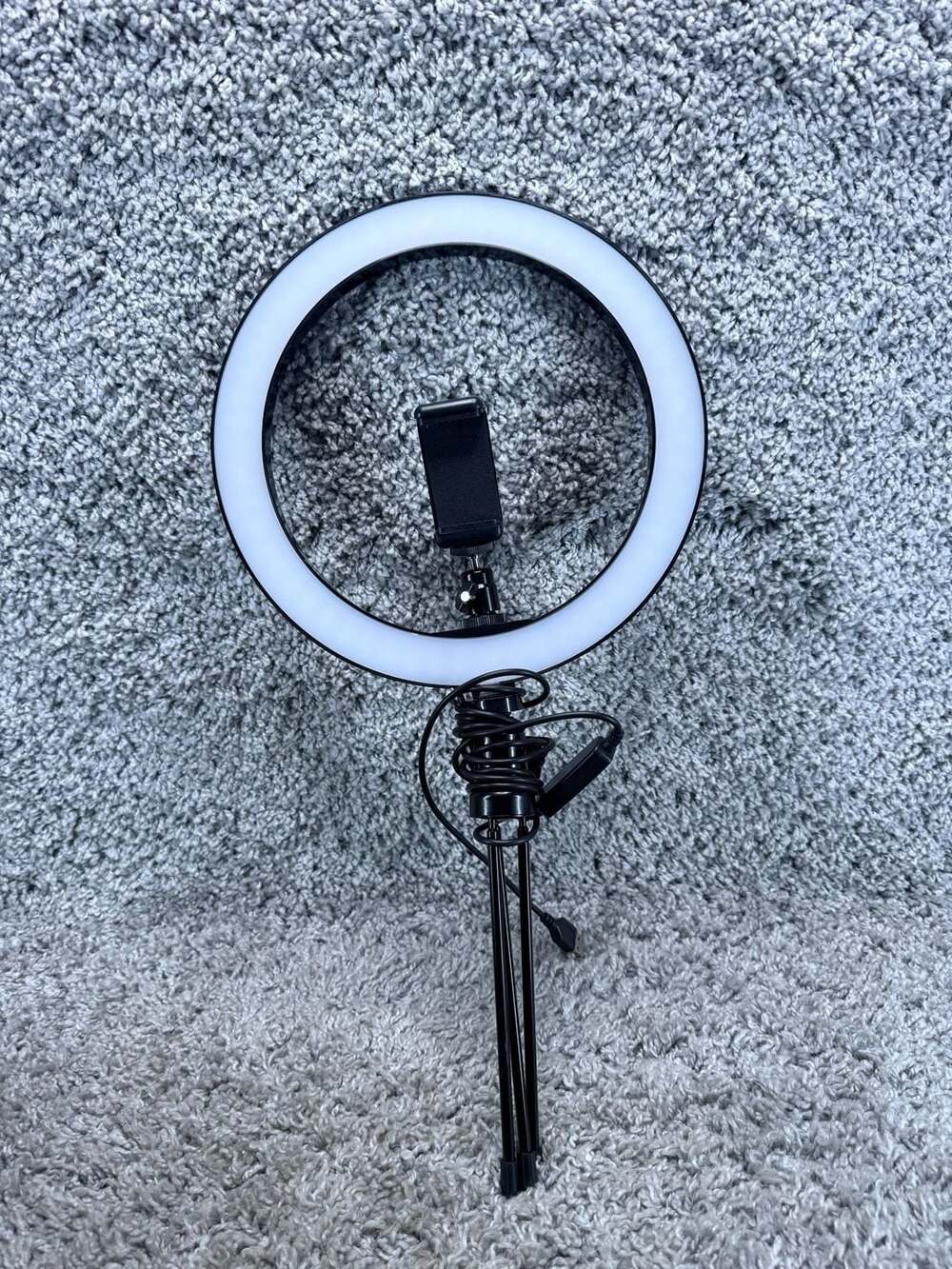 10-inch LED Ring Light with Tripod Stand and Phone Holder